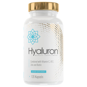 Hyaluronsäure Kapseln mit Vitamin C,  B12, B7 und Zink