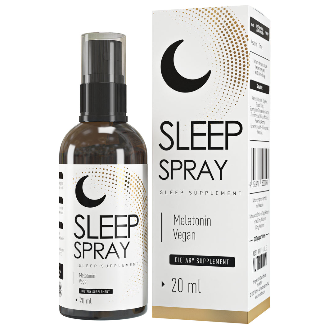Sleep Melatonin Spray, mit Pfefferminz Aroma, 20ml