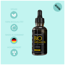 Laden Sie das Bild in den Galerie-Viewer, BIO Arganöl Vegan | Kaltgepresst | 100ml
