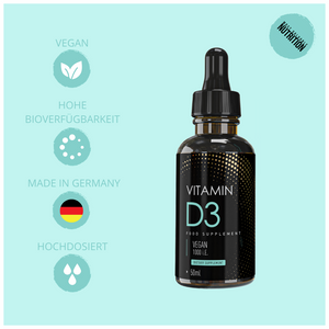 Sonnenvitamin - D3 Tropfen - 1000 I.E - Vegan - 50ml