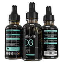 Laden Sie das Bild in den Galerie-Viewer, Sonnenvitamin - D3 Tropfen - 1000 I.E - Vegan - 50ml
